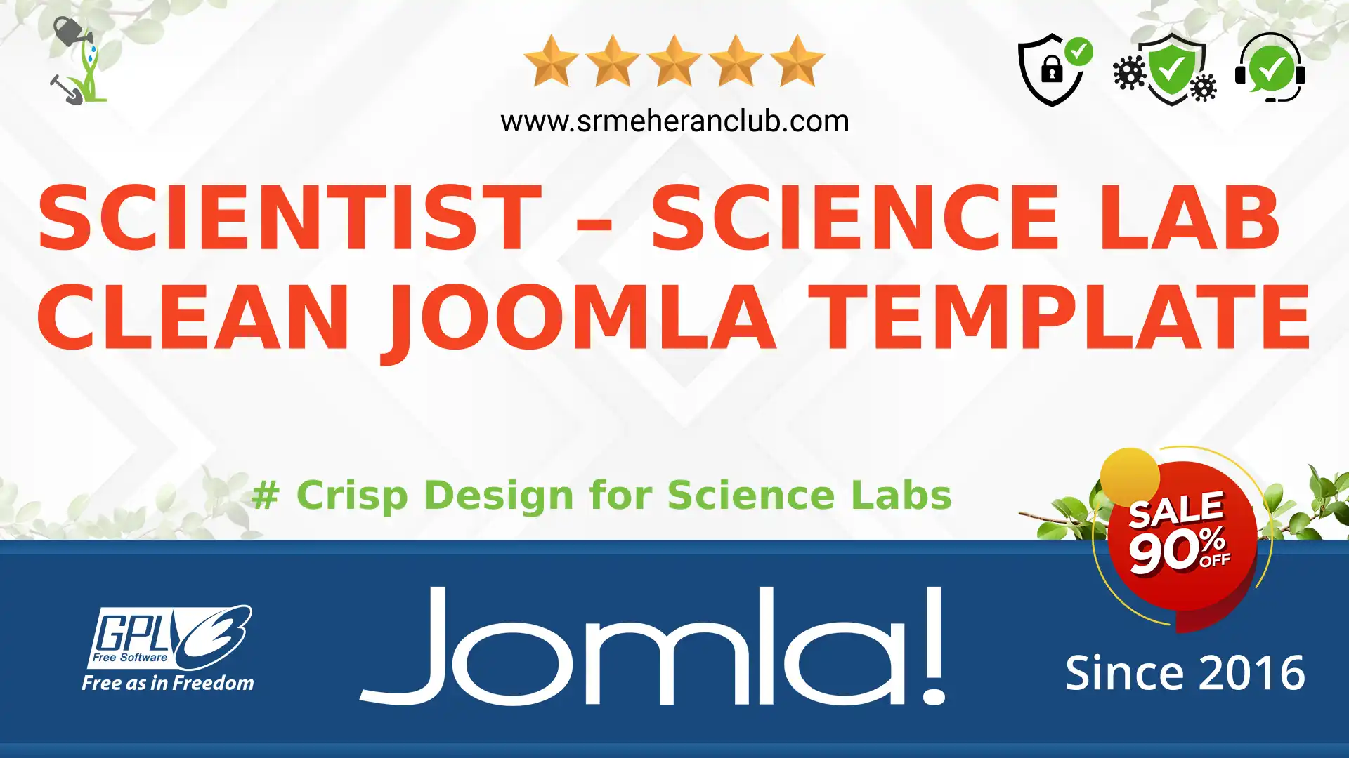 Scientist – Science Lab Clean Joomla Template — Theme by Templatemonster