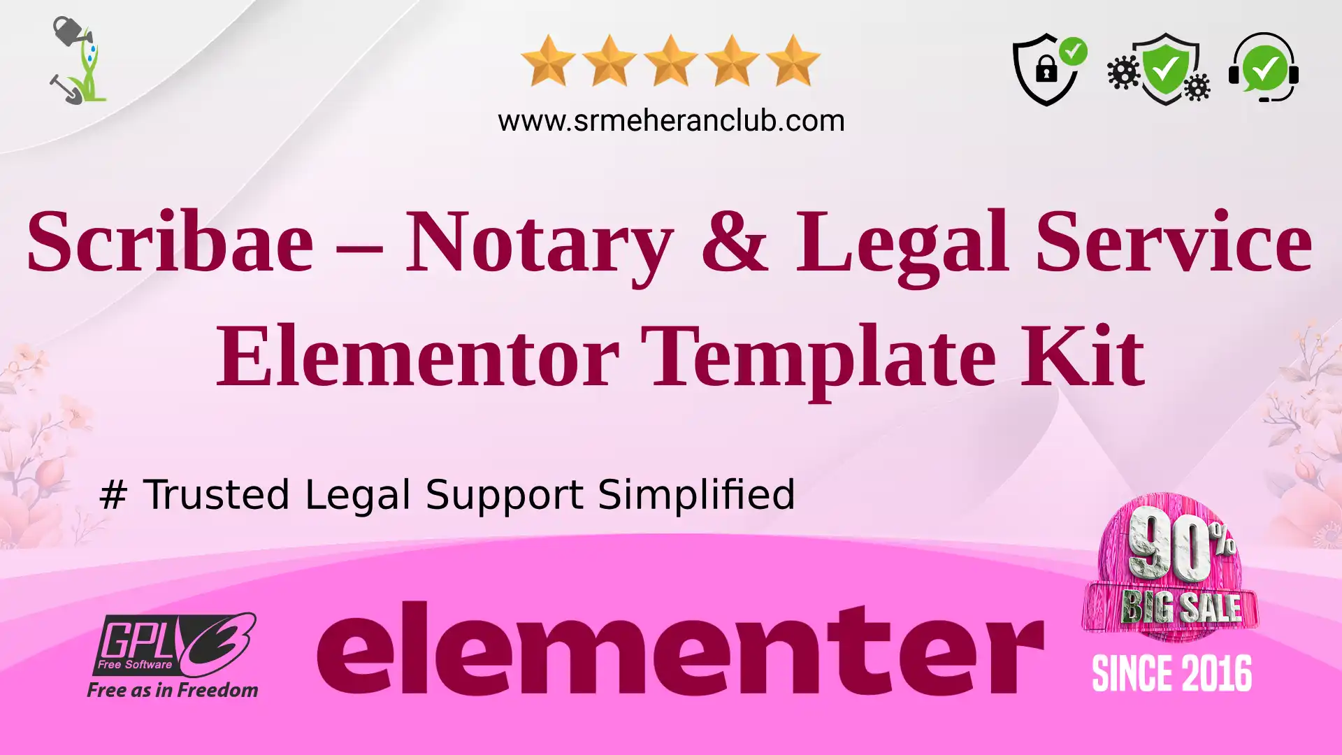 Scribae – Notary & Legal Service Elementor Template Kit — Elementor Kit by Themeforest