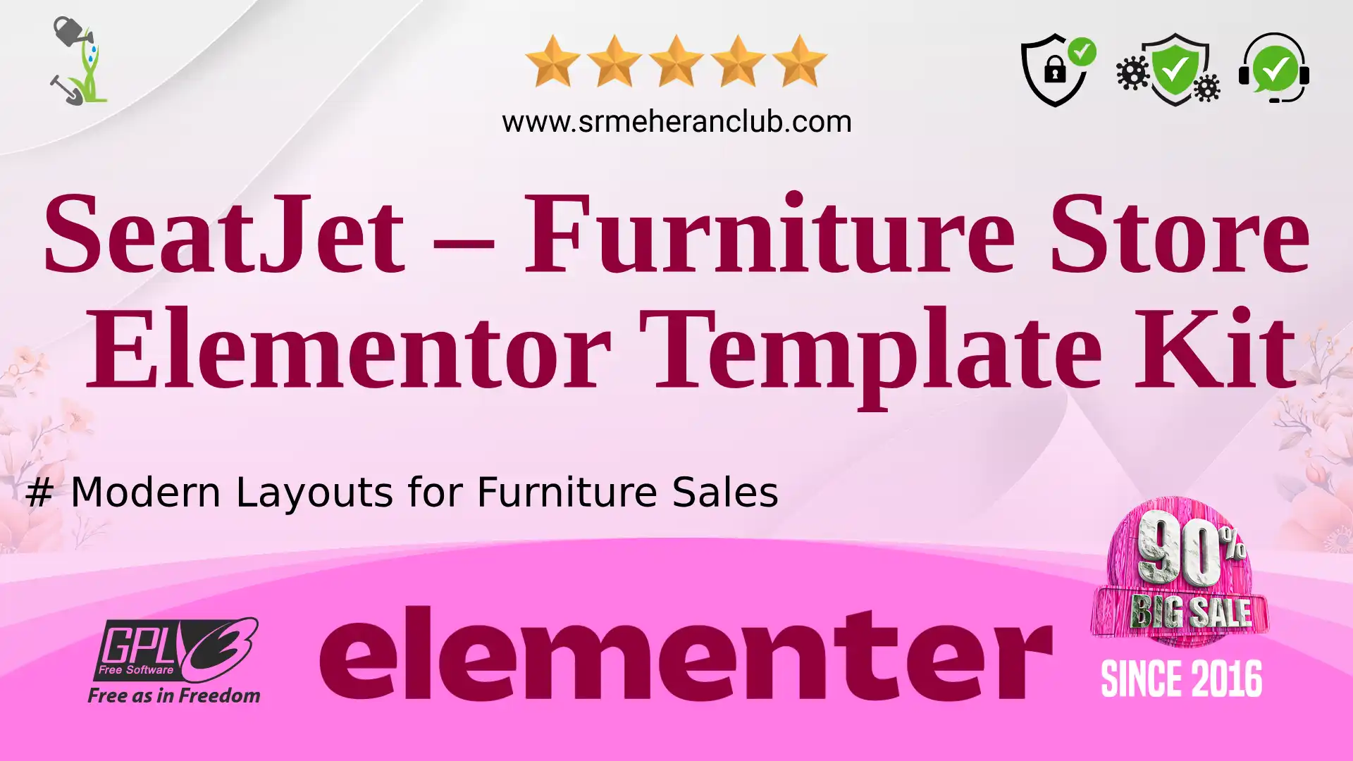 SeatJet – Furniture Store Elementor Template Kit