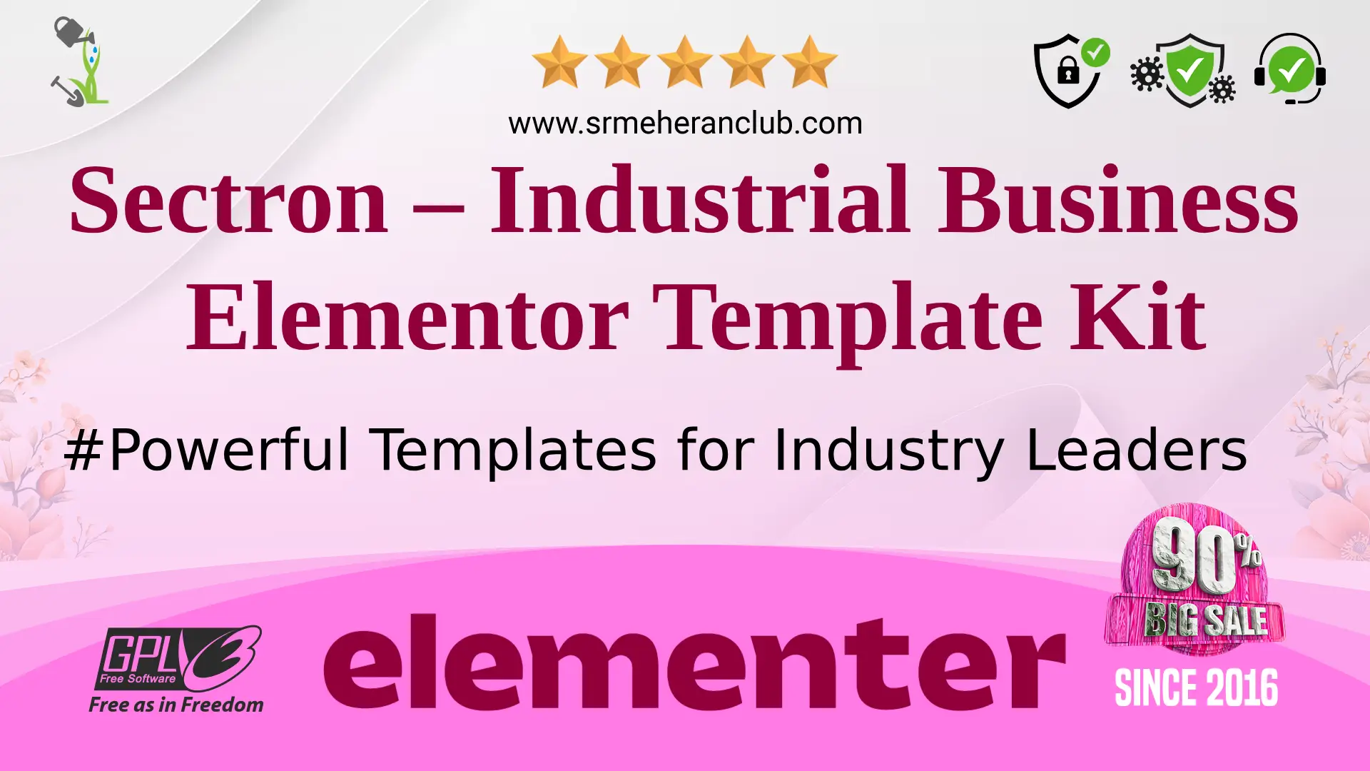 Sectron – Industrial Business Elementor Template Kit — Elementor Kit by Themeforest