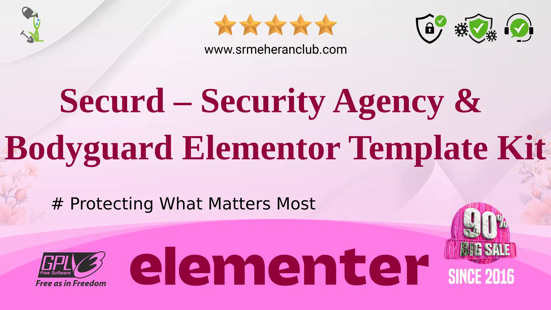 Securd – Security Agency & Bodyguard Elementor Template Kit — Elementor Kit by Themeforest