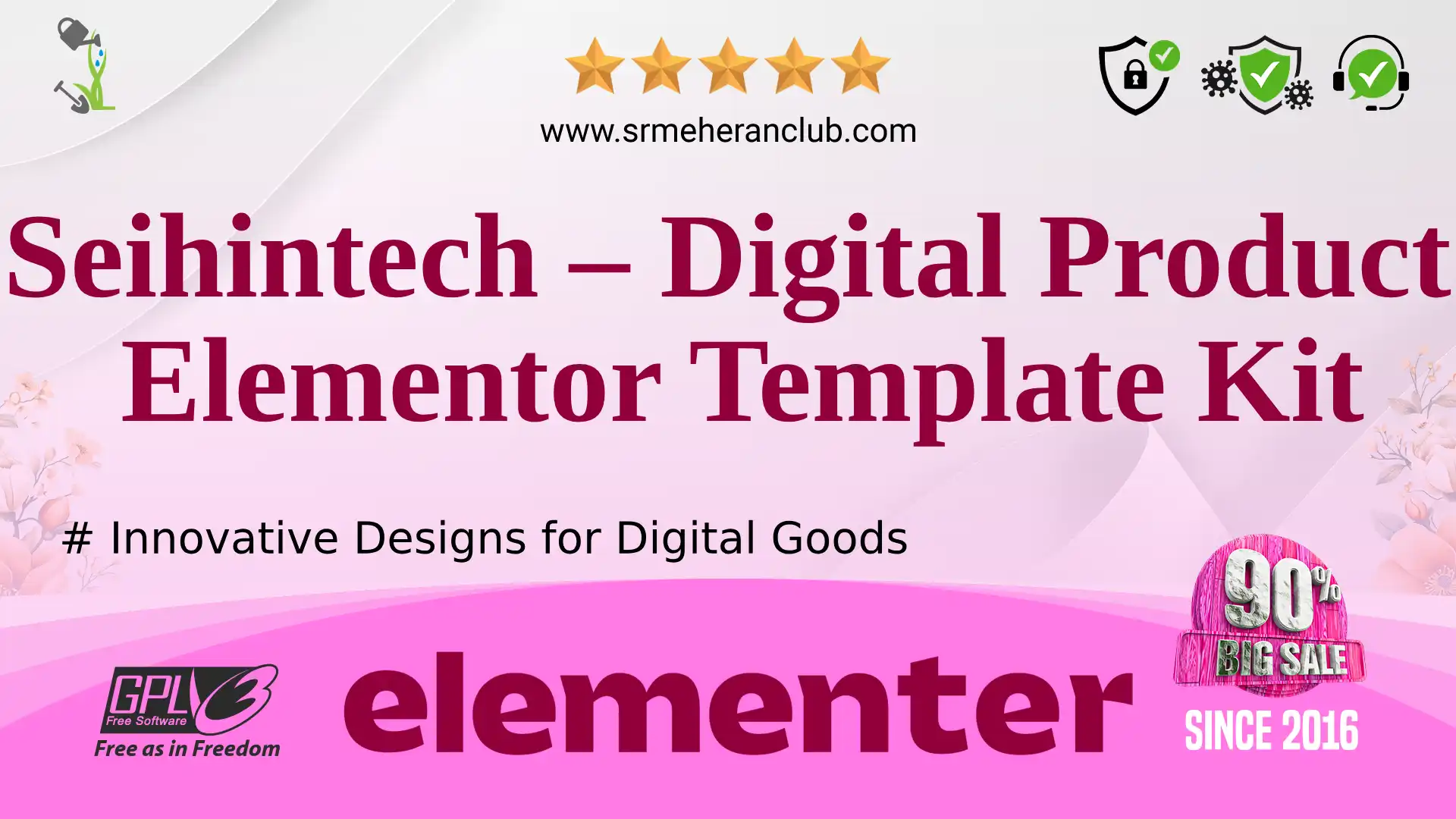 Seihintech – Digital Product Elementor Template Kit — Elementor Kit by Themeforest
