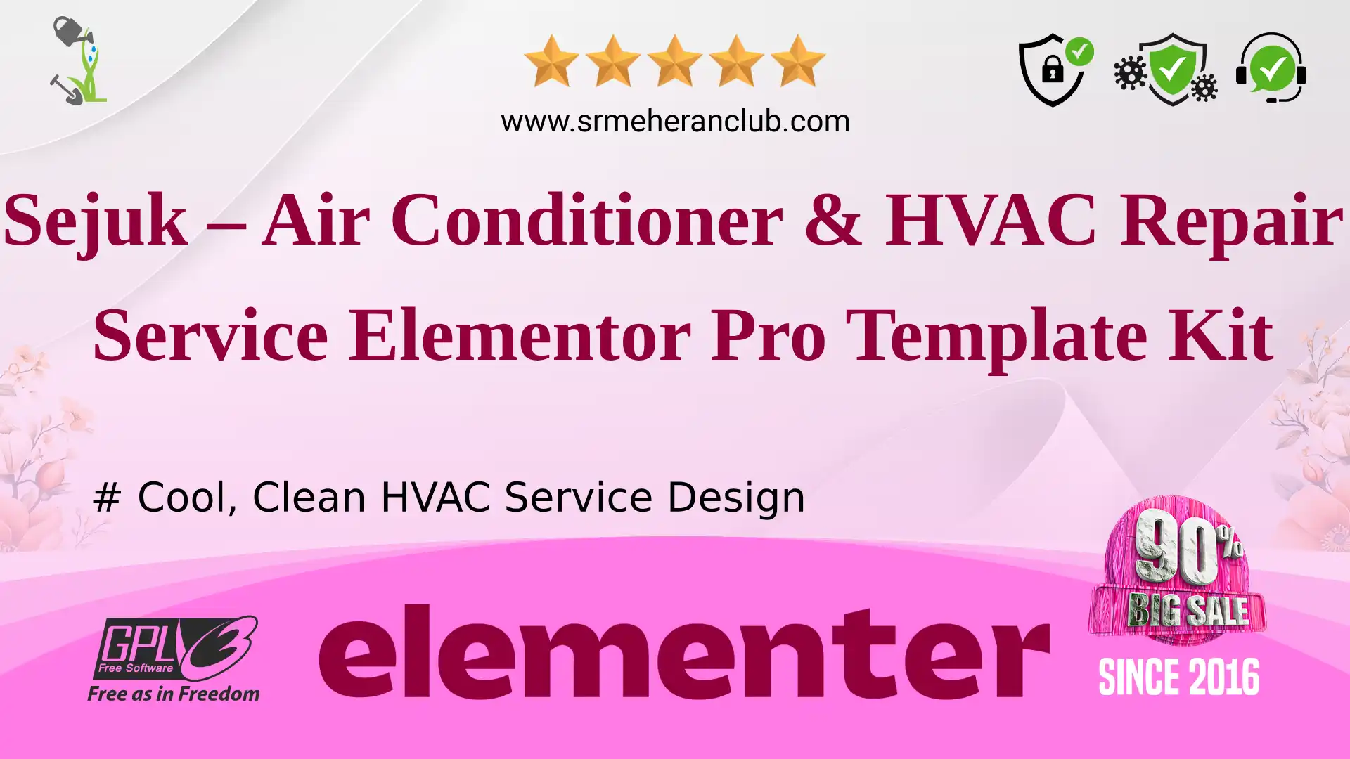 Sejuk – Air Conditioner & HVAC Repair Service Elementor Pro Template Kit — Elementor Kit by Themeforest