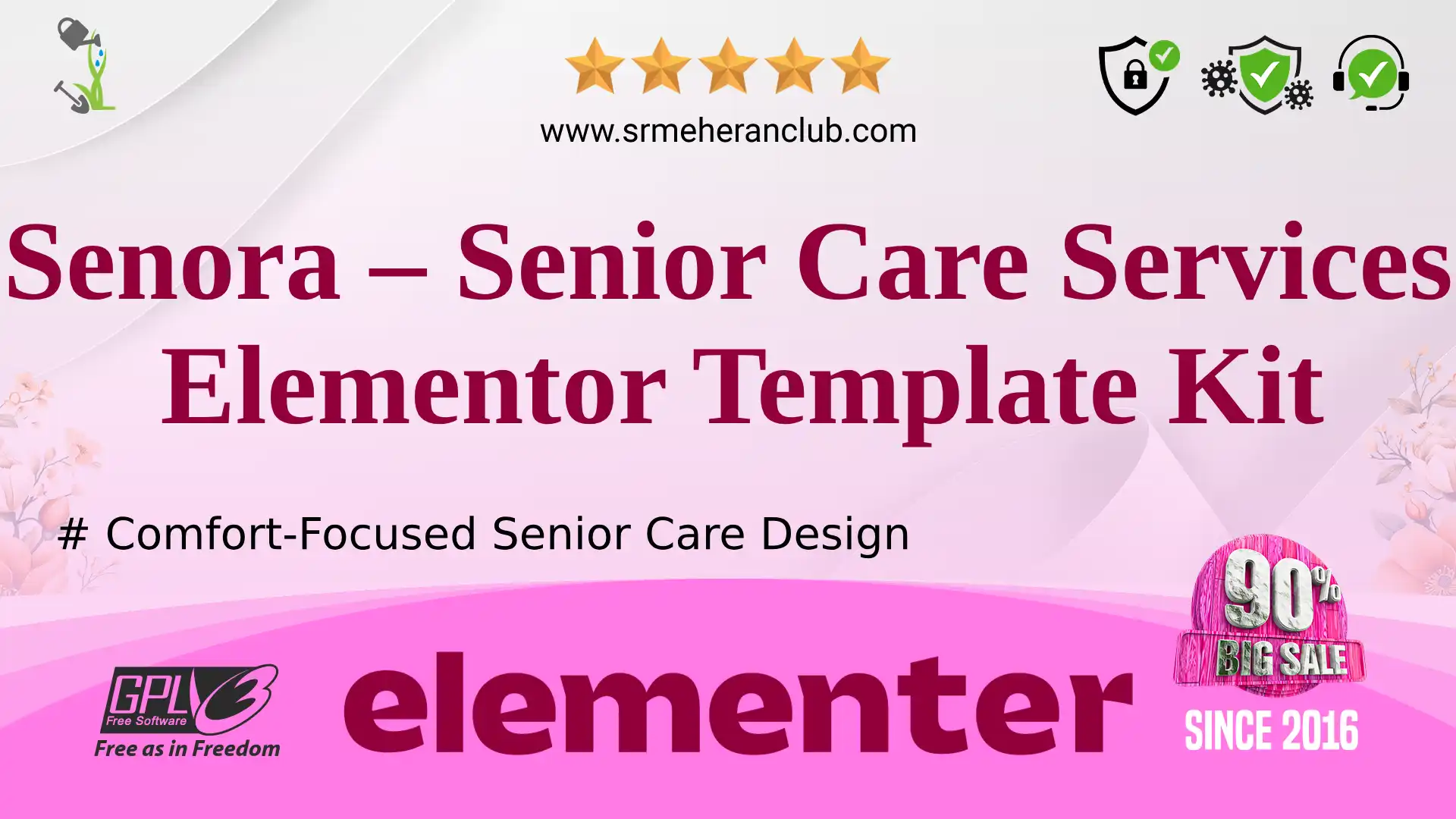 Senora – Senior Care Services Elementor Template Kit — Elementor Kit by Themeforest