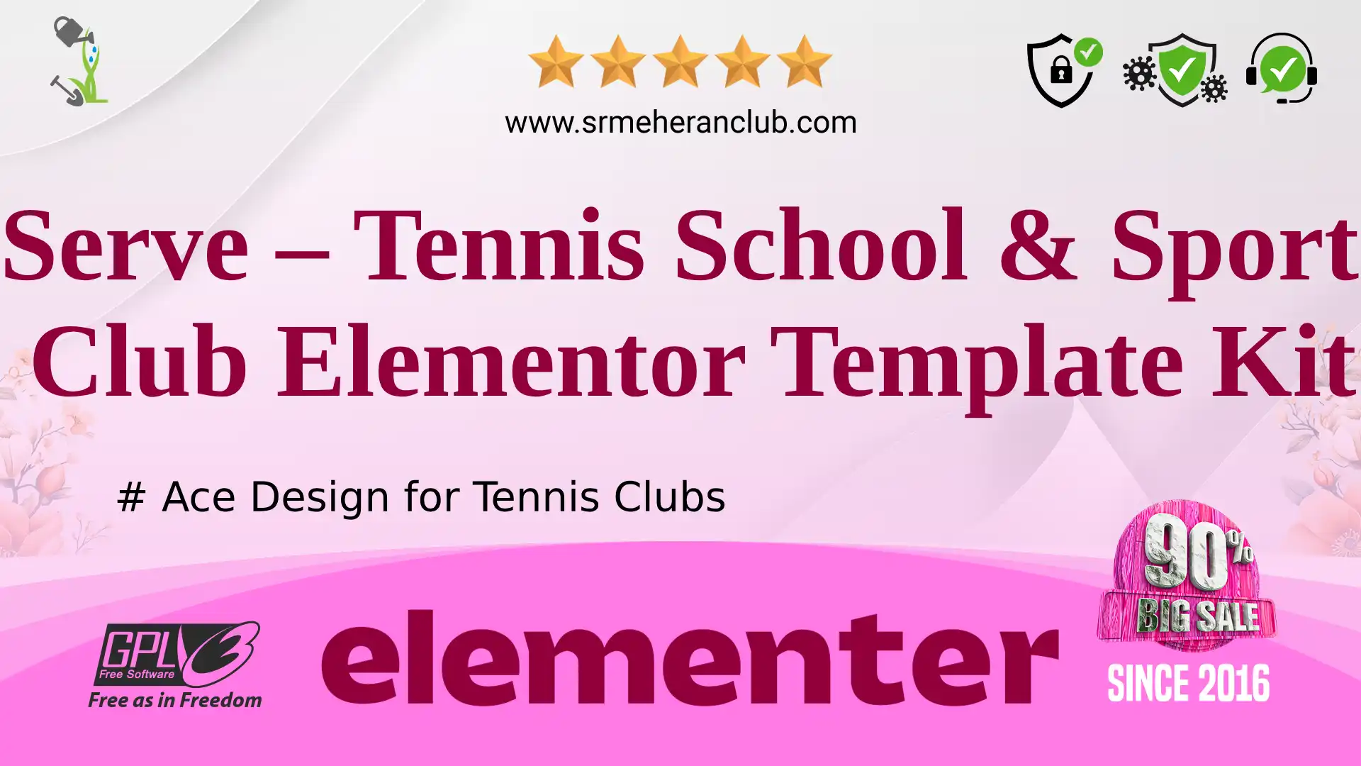 Serve – Tennis School & Sport Club Elementor Template Kit — Elementor Kit by Themeforest