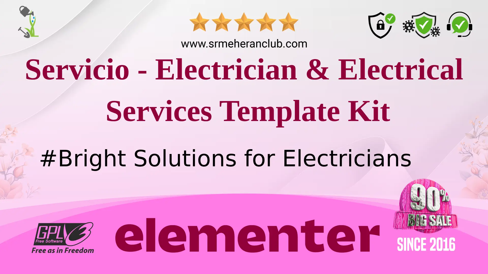 Servicio – Electrician & Electrical Services Template Kit — Elementor Kit by Themeforest