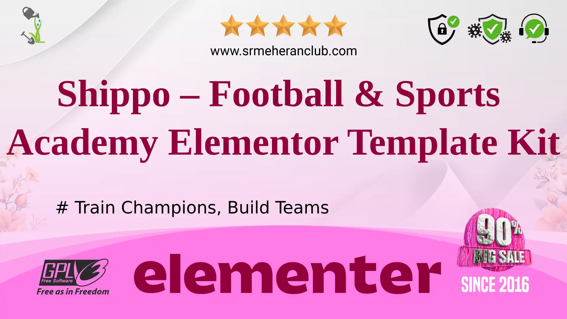 Shippo – Football & Sports Academy Elementor Template Kit