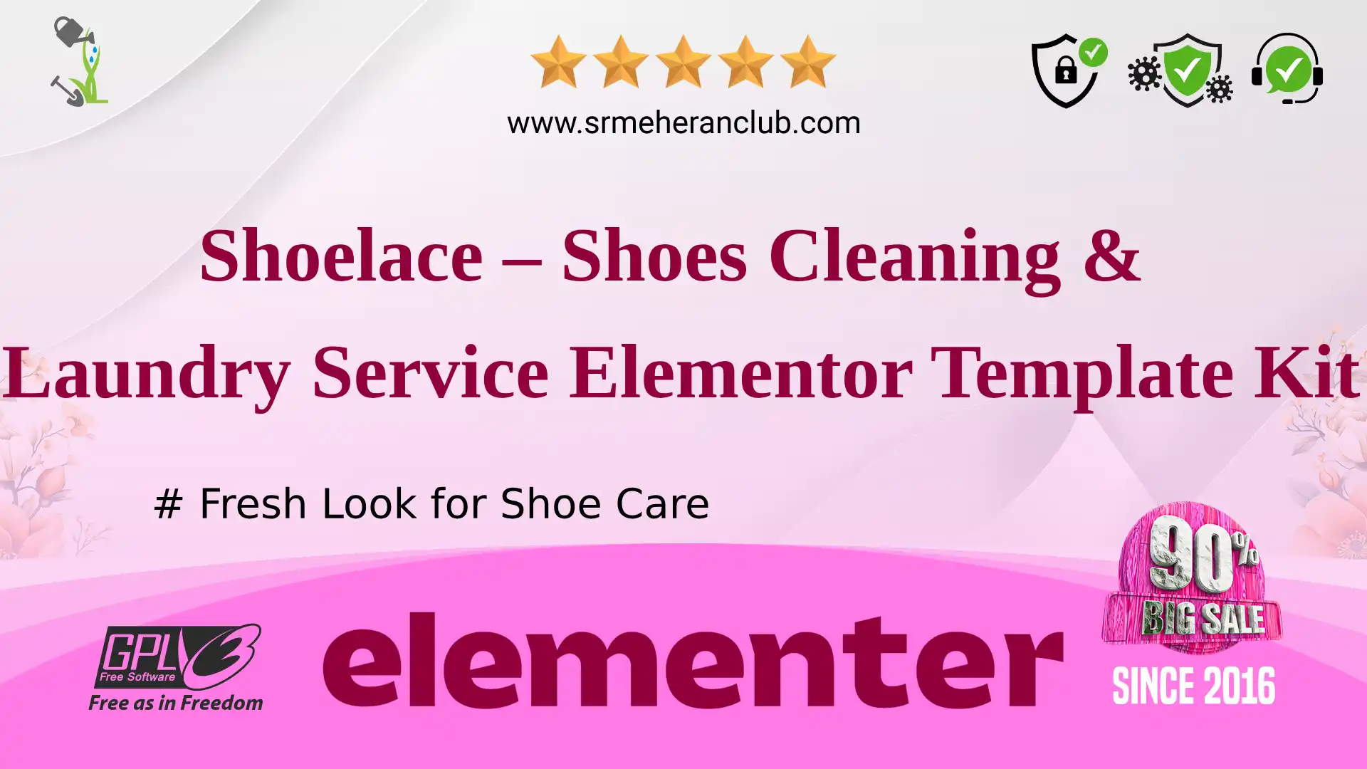 Shoelace – Shoes Cleaning & Laundry Service Elementor Template Kit — Elementor Kit by Themeforest