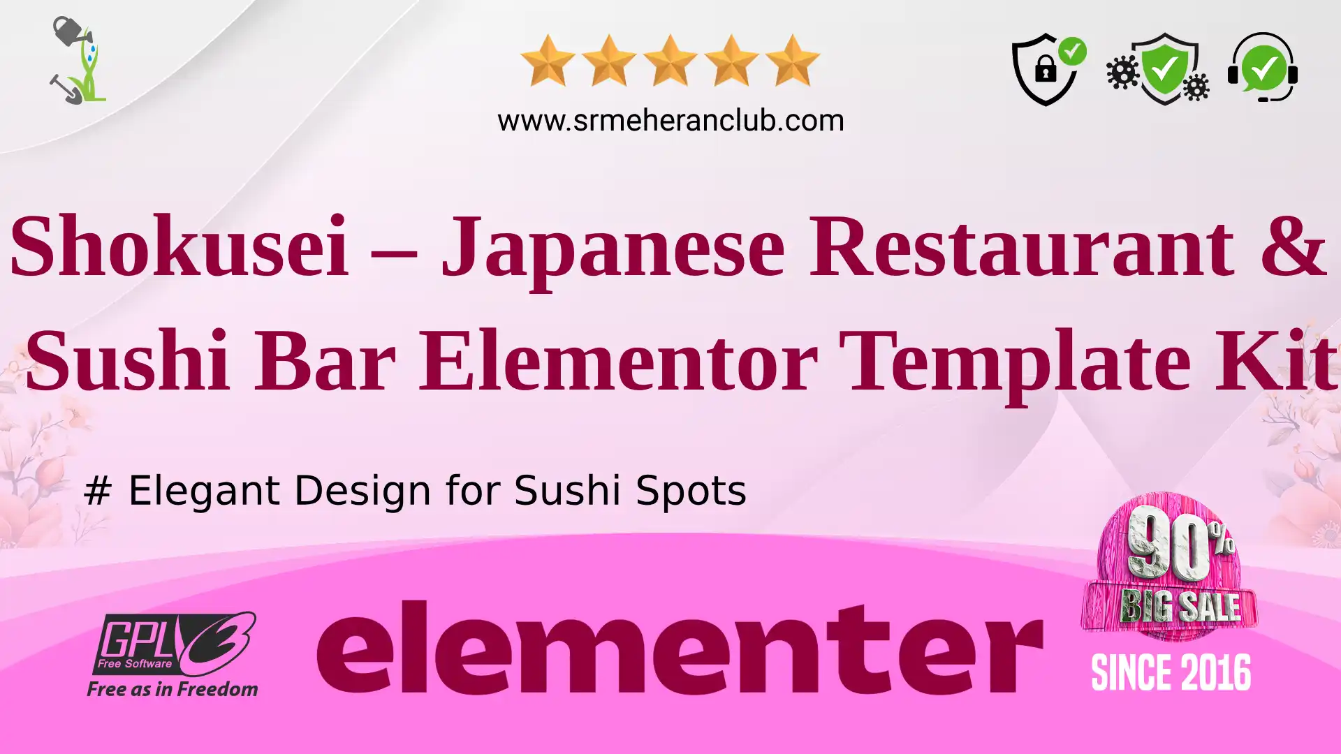 Shokusei – Japanese Restaurant & Sushi Bar Elementor Template Kit — Elementor Kit by Themeforest
