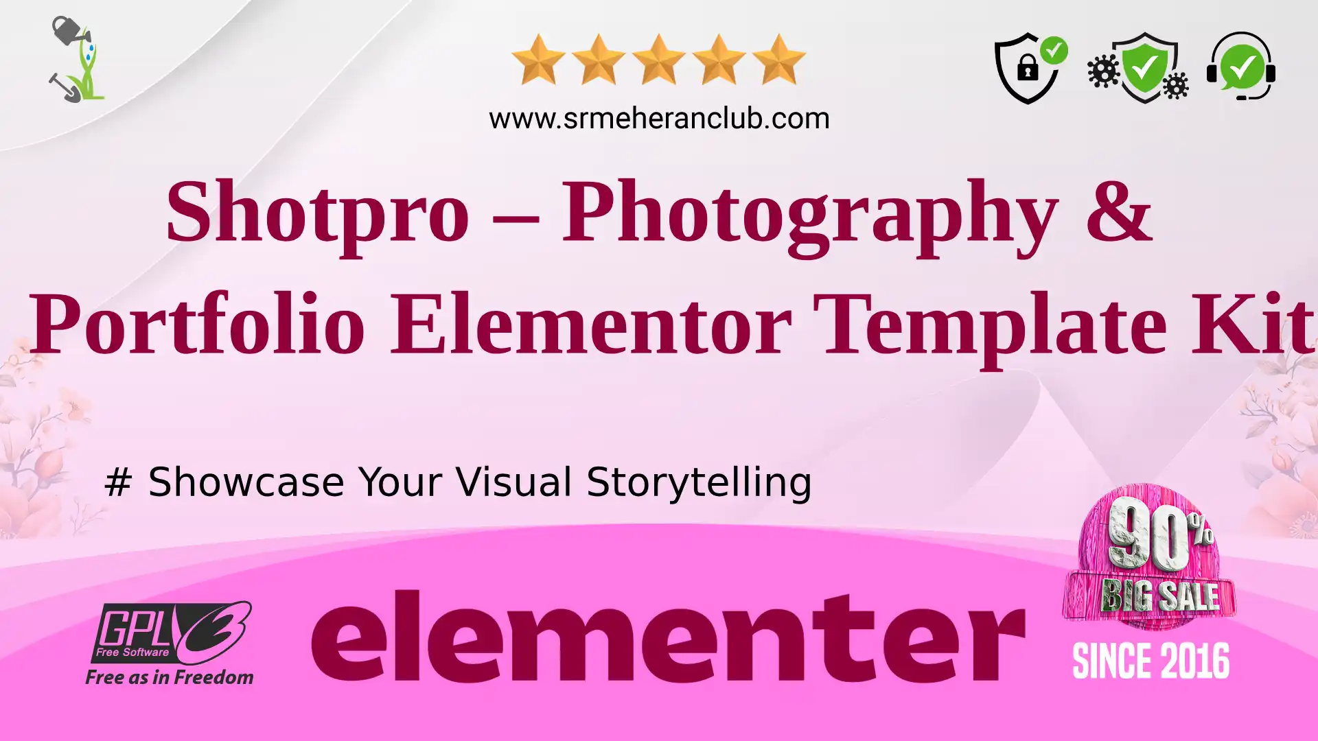 Shotpro – Photography & Portfolio Elementor Template Kit