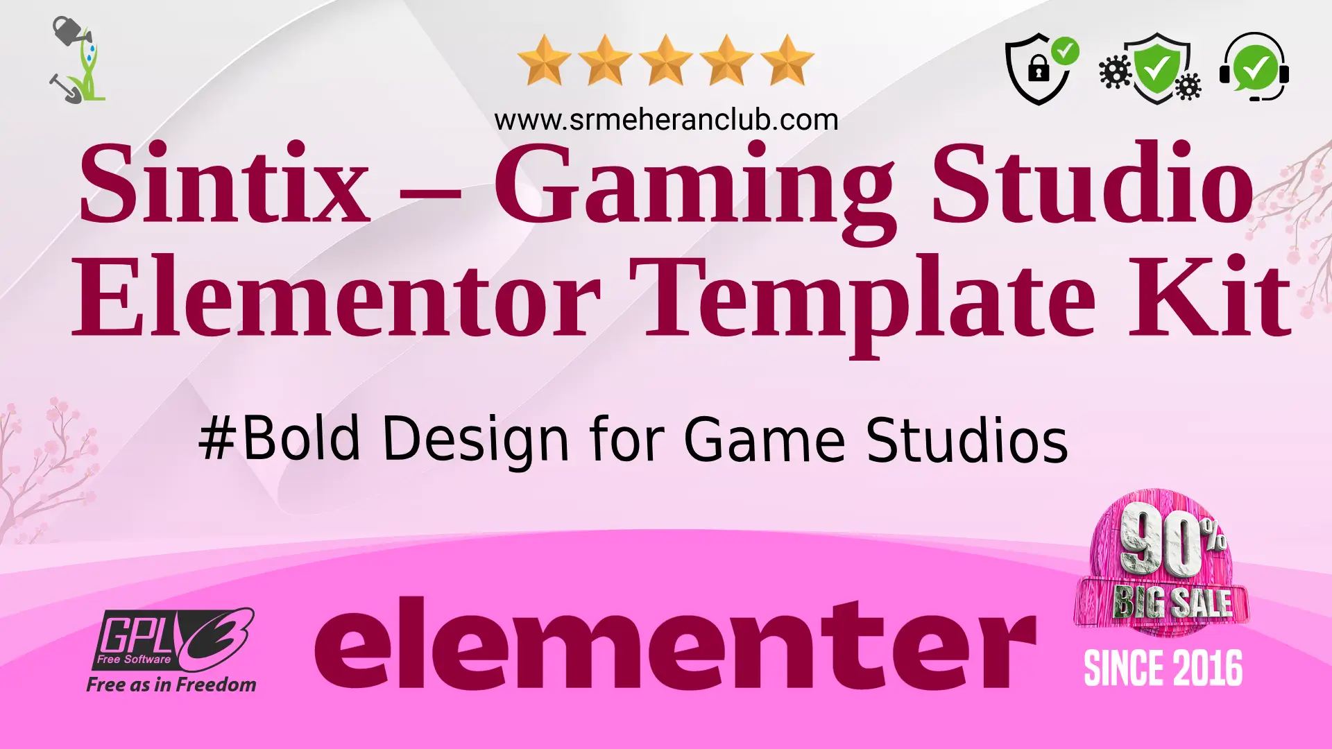 Sintix – Gaming Studio Elementor Template Kit — Elementor Kit by Themeforest