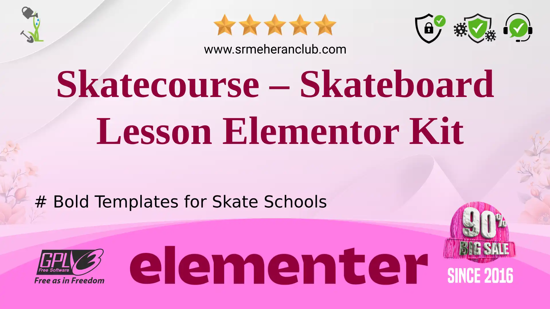 Skatecourse – Skateboard Lesson Elementor Kit — Elementor Kit by Themeforest