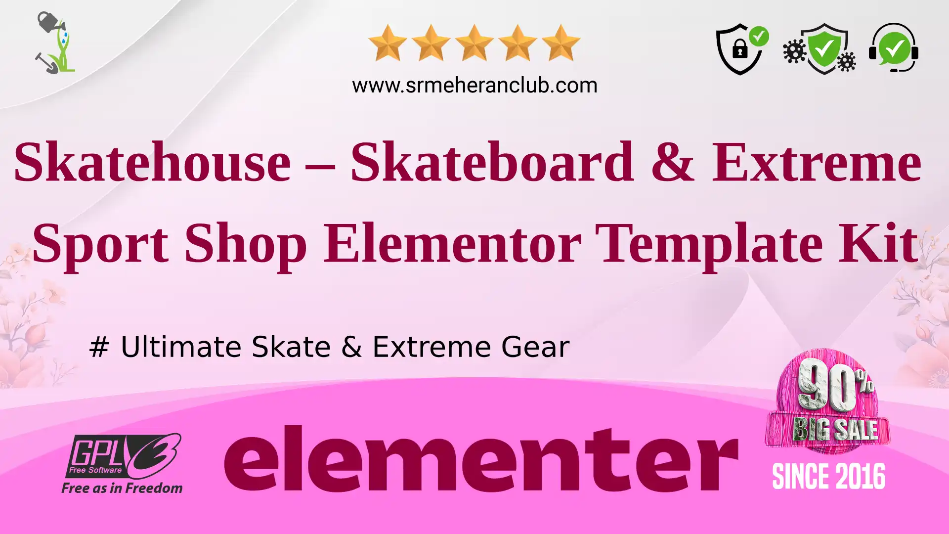 Skatehouse – Skateboard & Extreme Sport Shop Elementor Template Kit — Elementor Kit by Themeforest