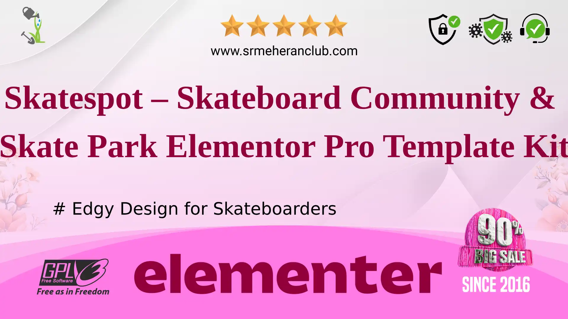 Skatespot – Skateboard Community & Skate Park Elementor Pro Template Kit — Elementor Kit by Themeforest