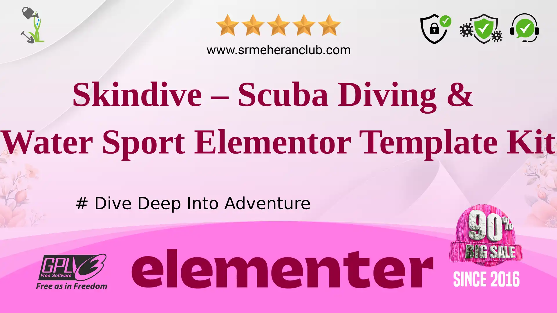Skindive – Scuba Diving & Water Sport Elementor Template Kit — Elementor Kit by Themeforest
