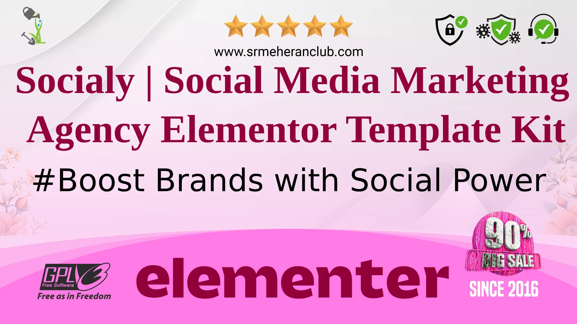 Socialy | Social Media Marketing Agency Elementor Template Kit