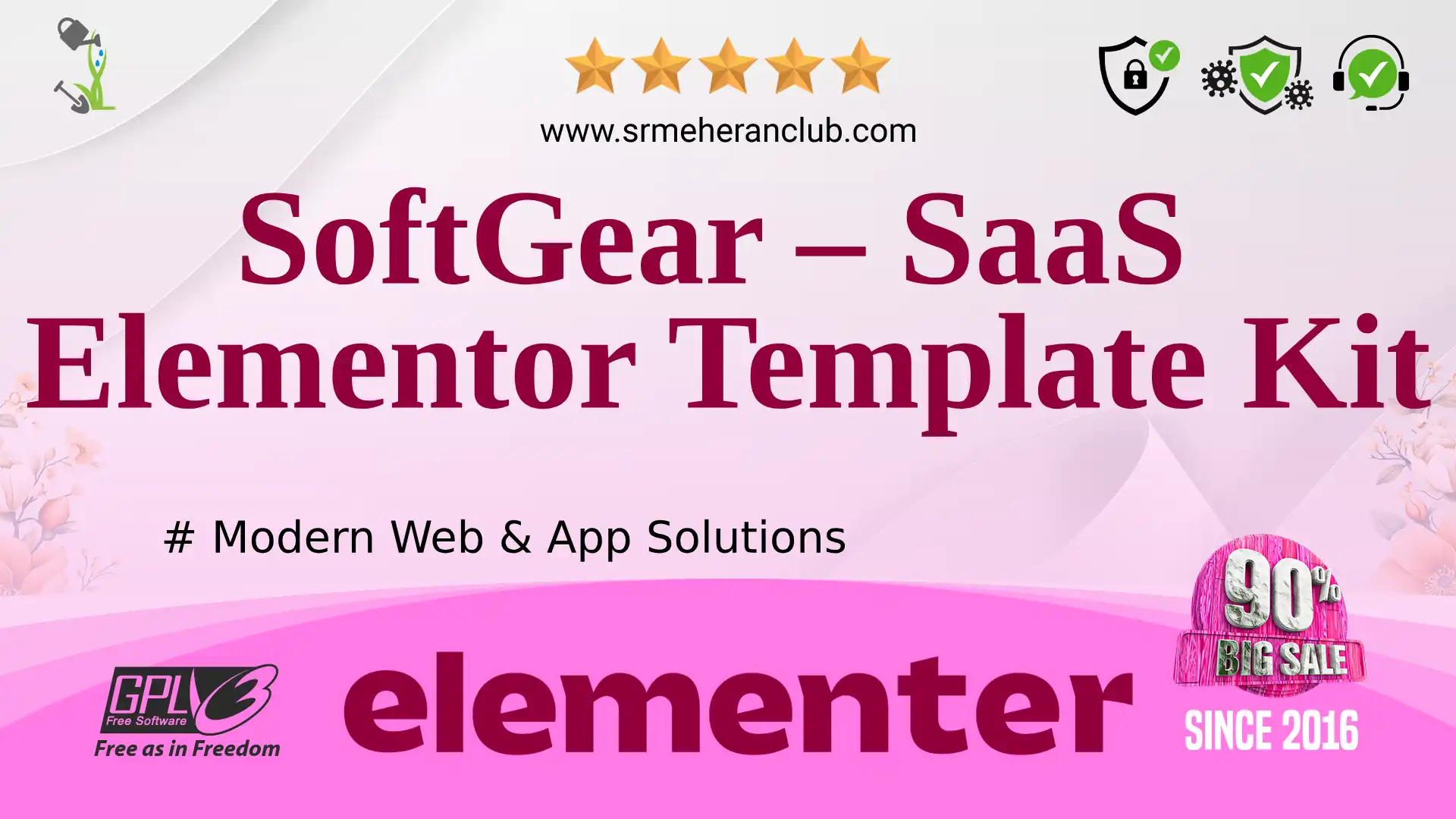 SoftGear – SaaS Elementor Template Kit — Elementor Kit by Themeforest