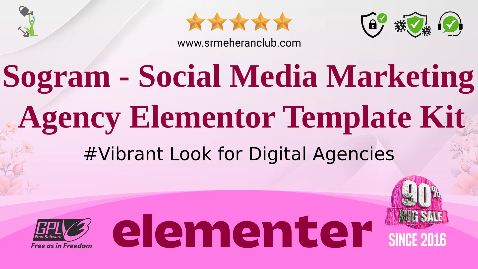 Sogram – Social Media Marketing Agency Elementor Template Kit — Elementor Kit by Themeforest