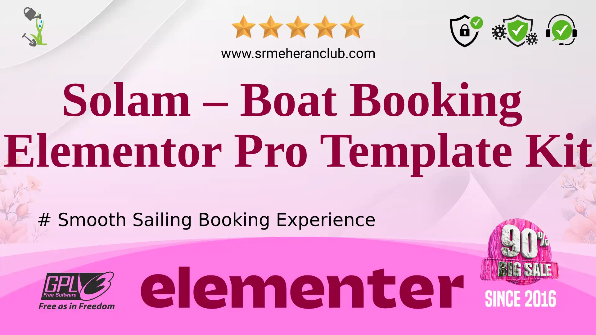 Solam – Boat Booking Elementor Pro Template Kit — Elementor Kit by Themeforest