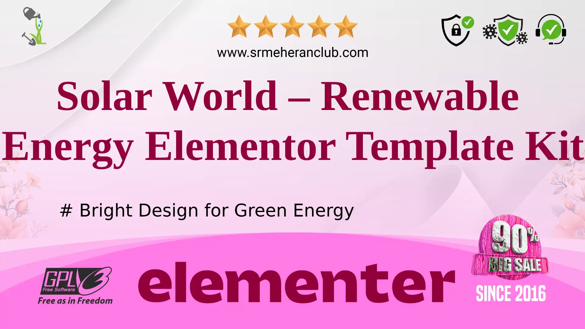 Solar World – Renewable Energy Elementor Template Kit — Elementor Kit by Templatemonster