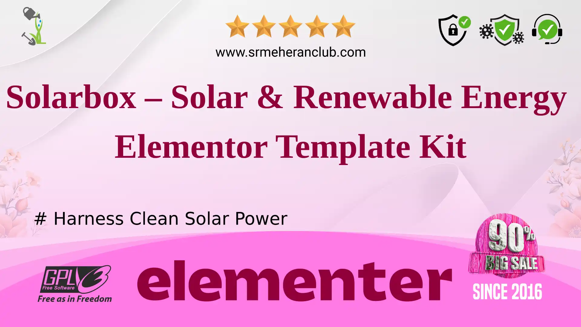 Solarbox – Solar & Renewable Energy Elementor Template Kit