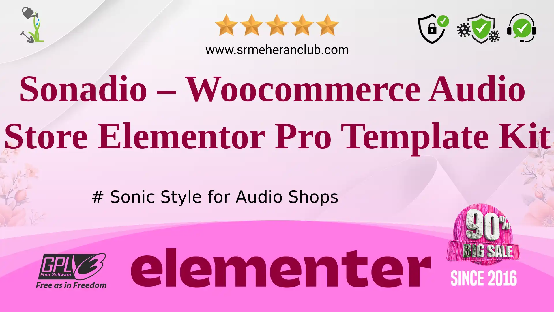 Sonadio – Woocommerce Audio Store Elementor Pro Template Kit — Elementor Kit by Themeforest