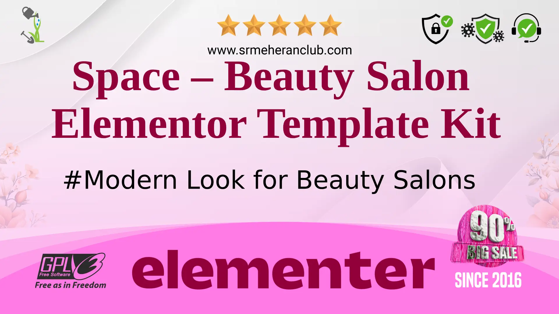 Space – Beauty Salon Elementor Template Kit