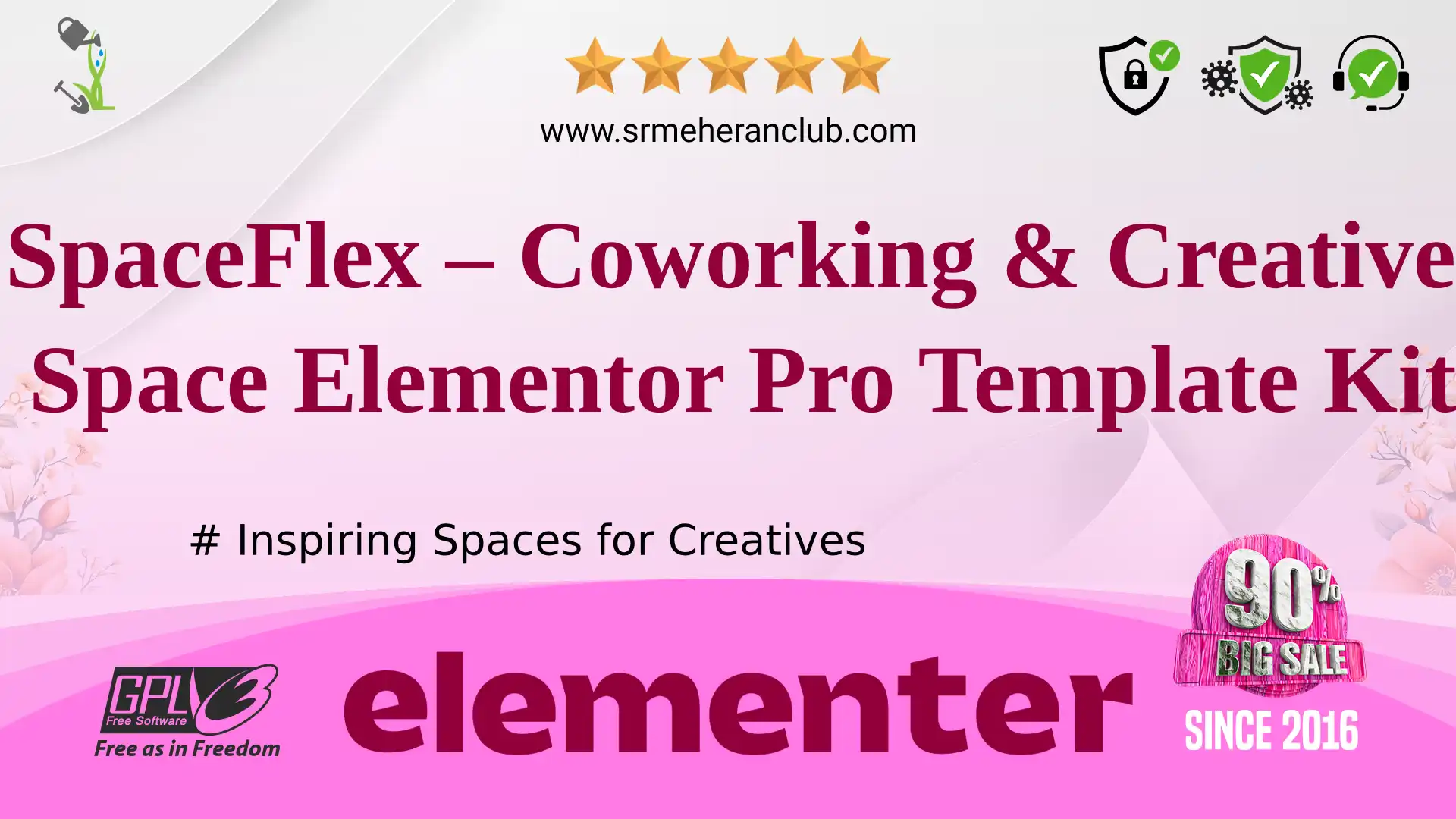 SpaceFlex – Coworking & Creative Space Elementor Pro Template Kit — Elementor Kit by Themeforest