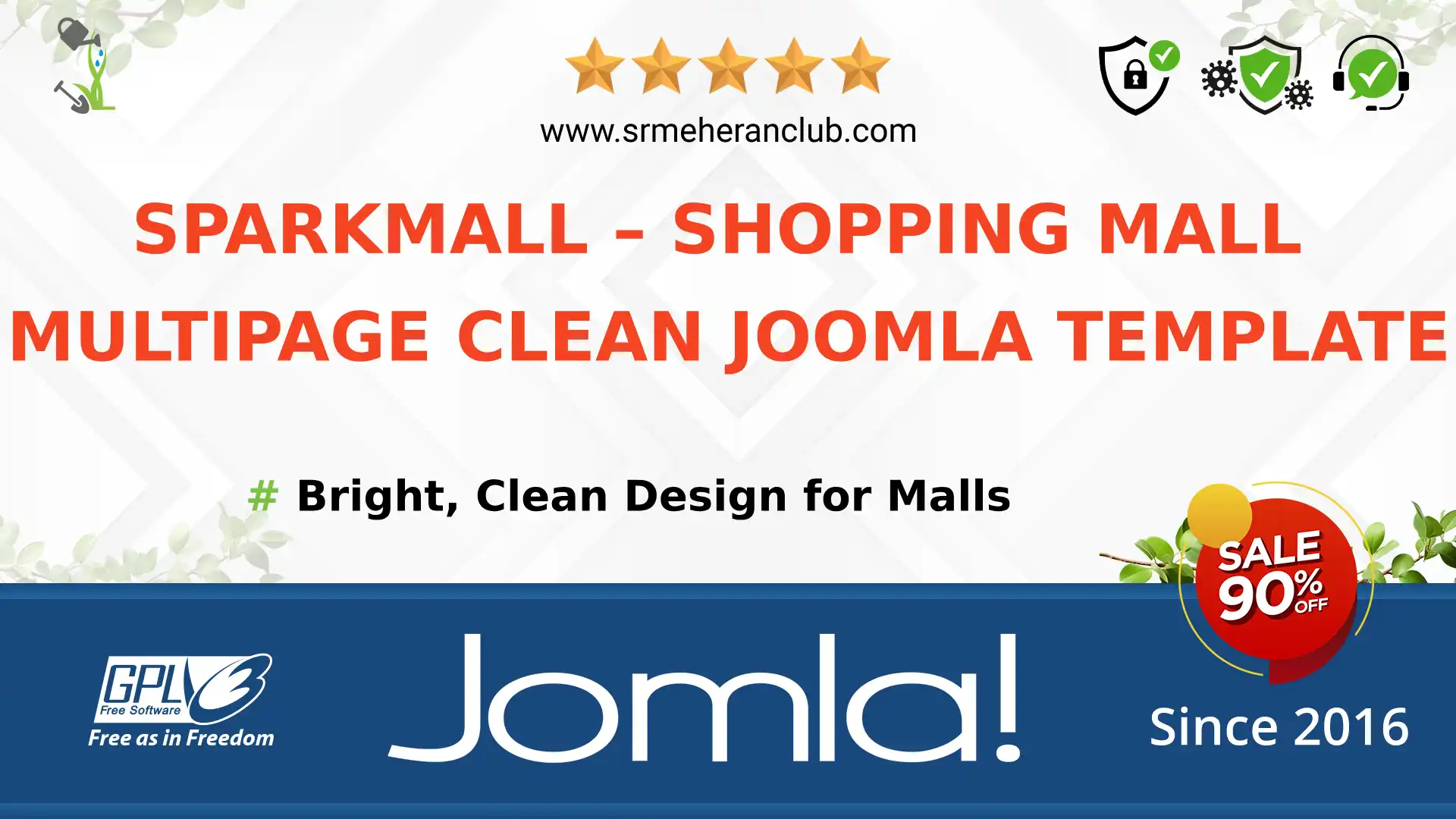 SparkMall – Shopping Mall Multipage Clean Joomla Template