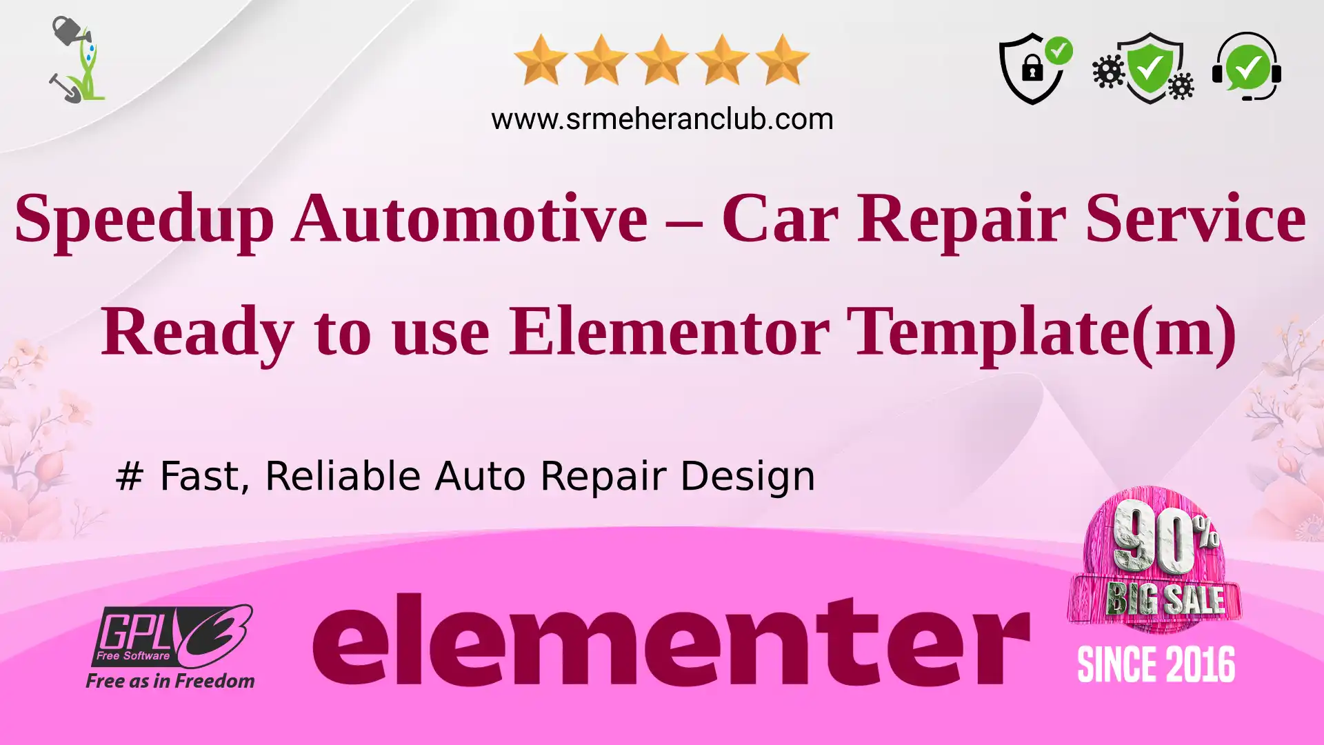 Speedup Automotive – Car Repair Service Ready to use Elementor Template(m) — Elementor Kit by Templatemonster