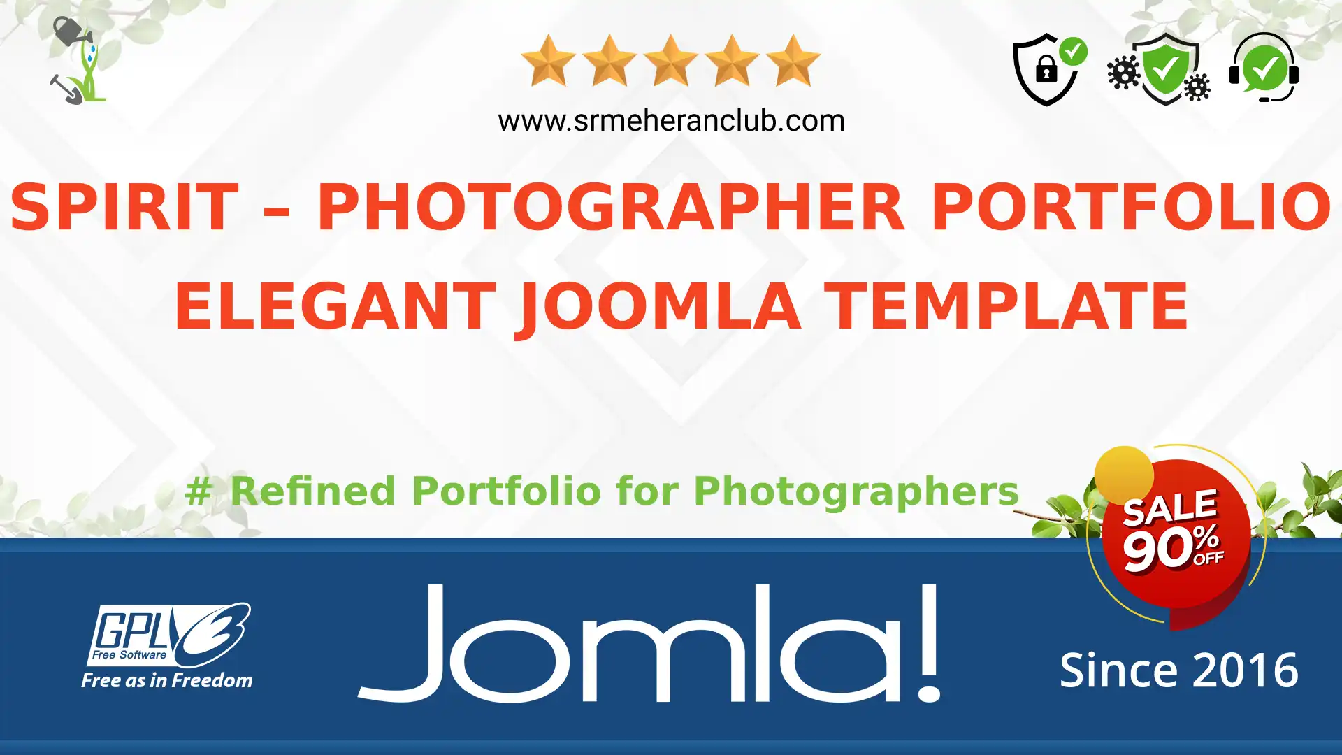 Spirit – Photographer Portfolio Elegant Joomla Template — Theme by Templatemonster