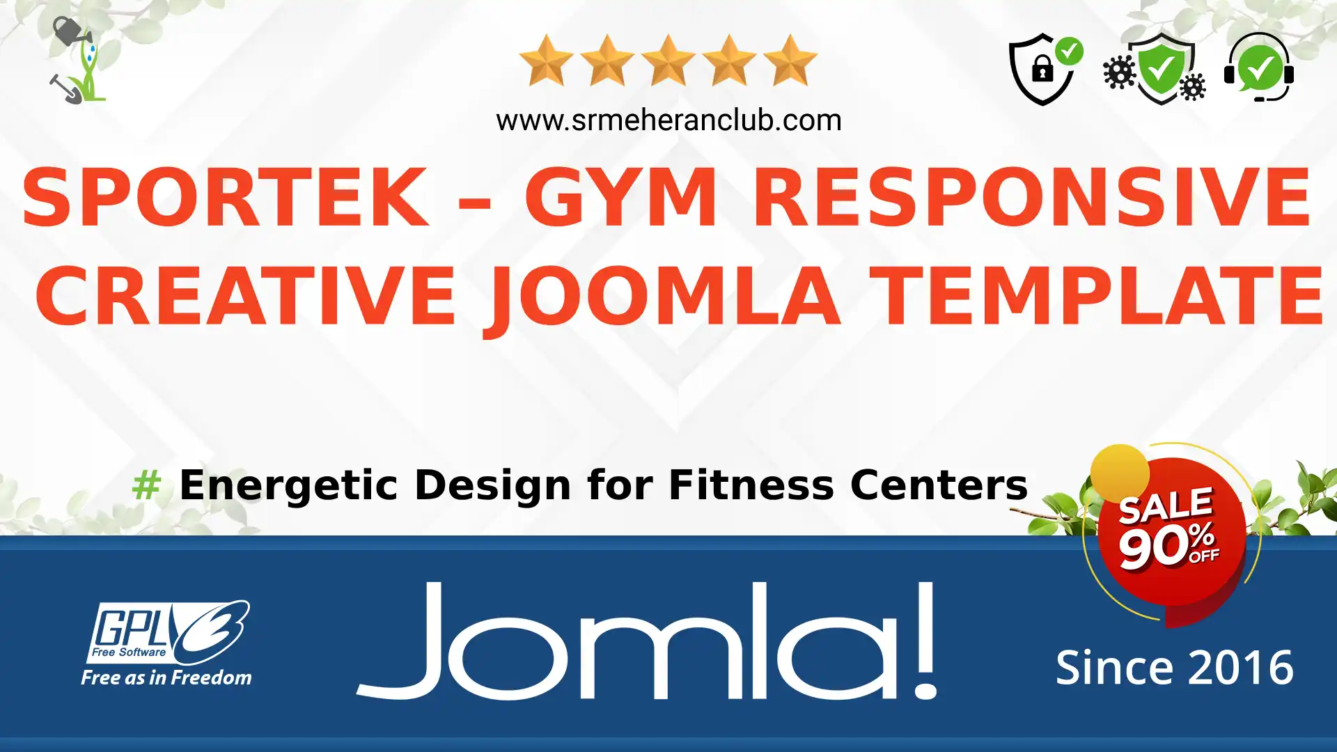 Sportek – Gym Responsive Creative Joomla Template — Theme by Templatemonster