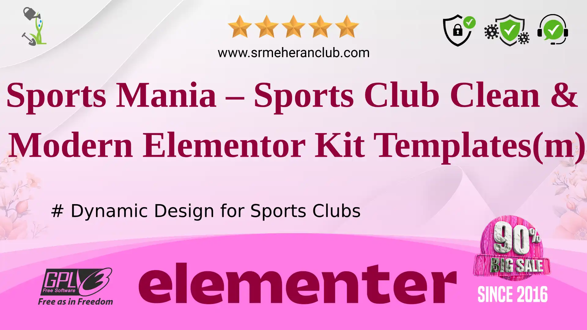 Sports Mania – Sports Club Clean & Modern Elementor Kit Templates(m) — Elementor Kit by Templatemonster