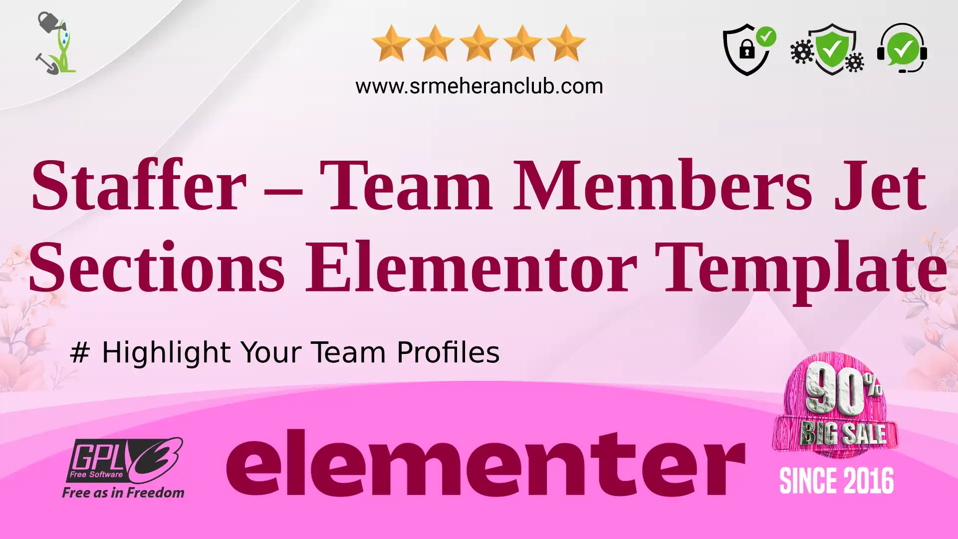 Staffer – Team Members Jet Sections Elementor Template — Elementor Kit by Templatemonster