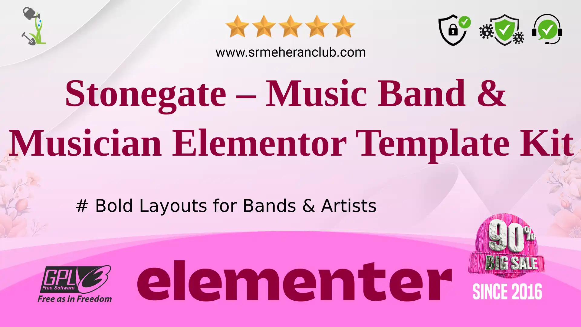 Stonegate – Music Band & Musician Elementor Template Kit — Elementor Kit by Themeforest