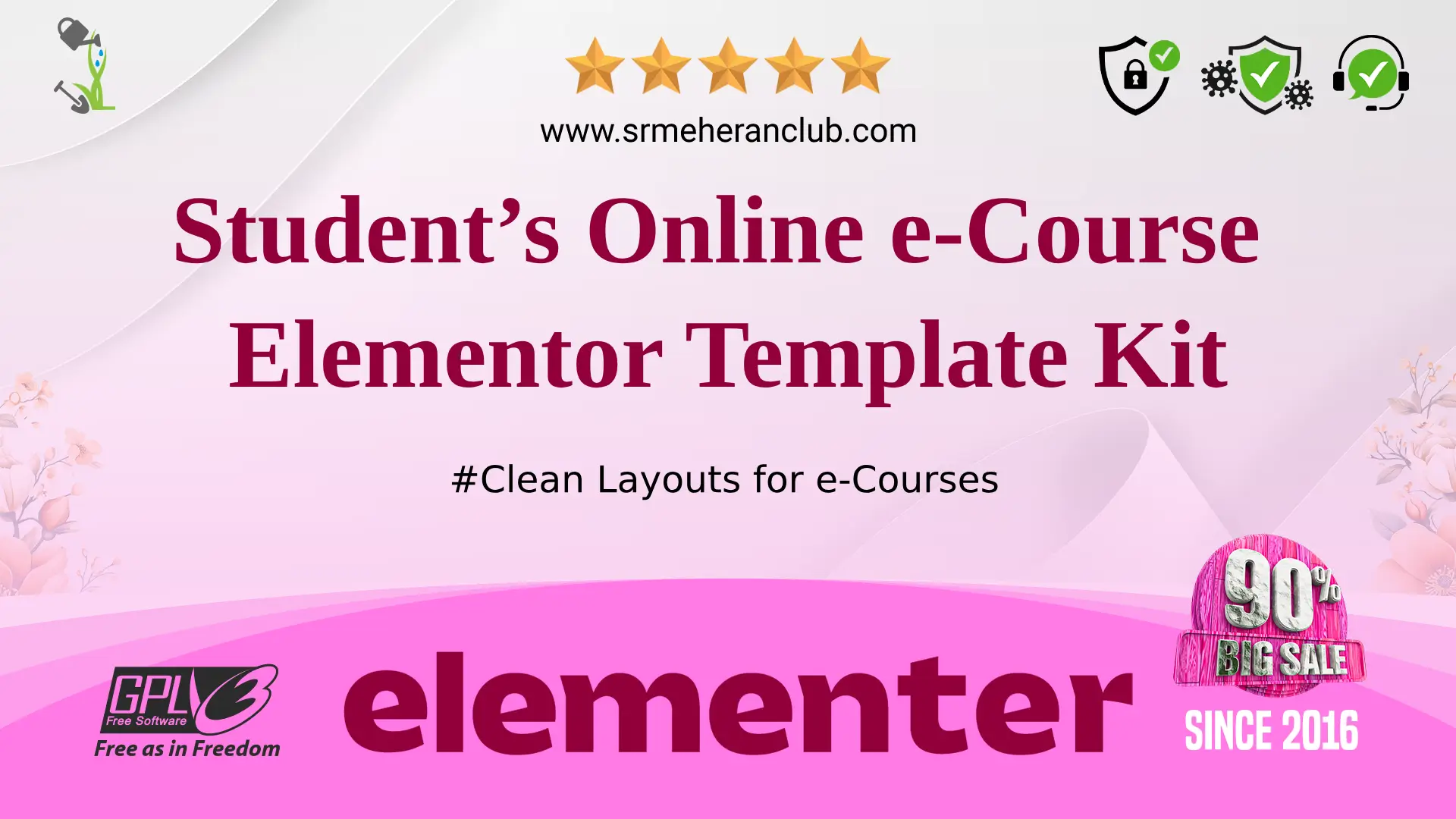 Student’s Online e-Course Elementor Template Kit — Elementor Kit by Themeforest