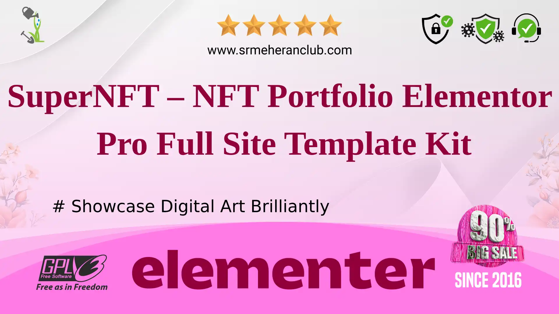 SuperNFT – NFT Portfolio Elementor Pro Full Site Template Kit — Elementor Kit by Themeforest