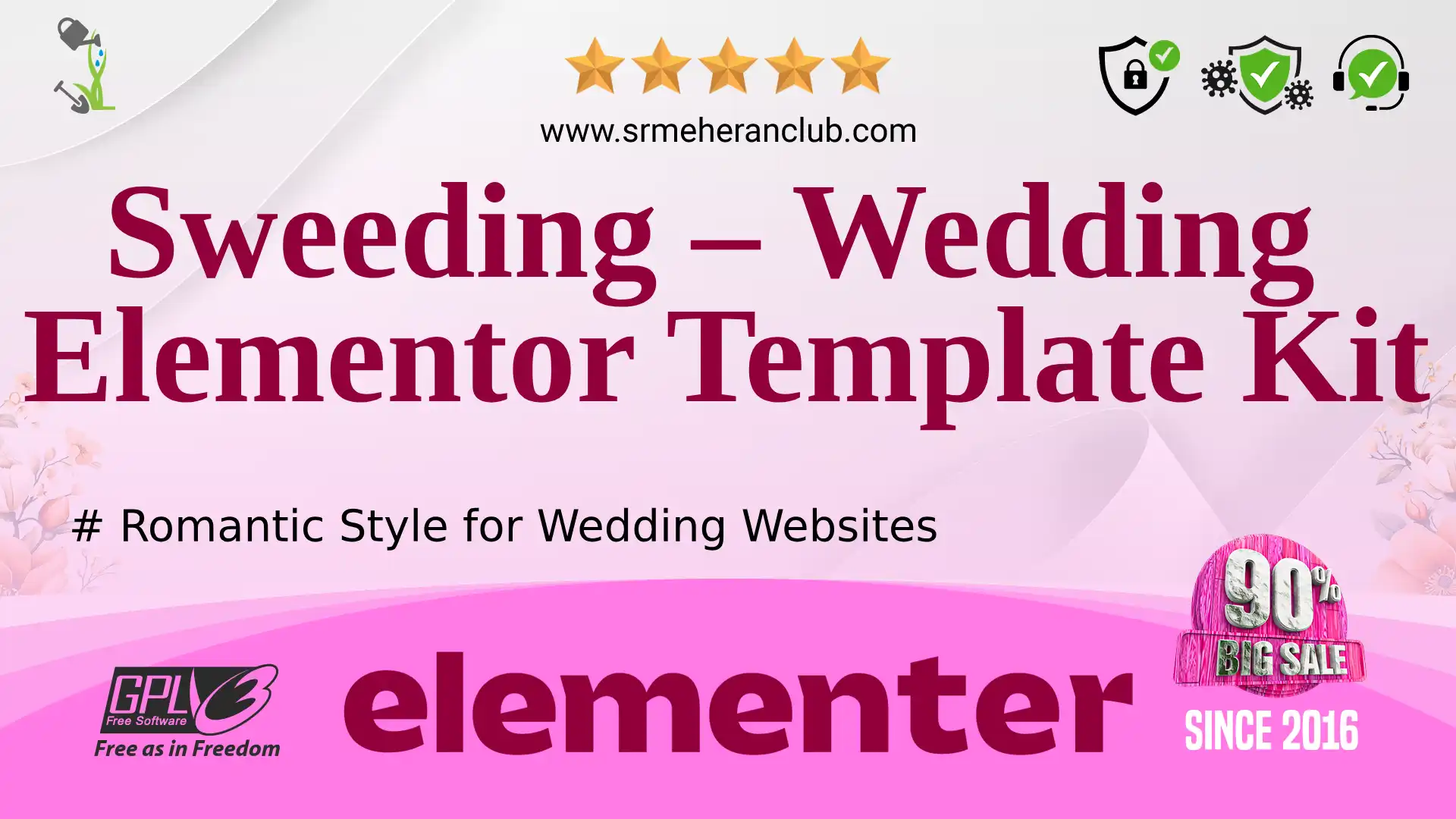 Sweeding – Wedding Elementor Template Kit
