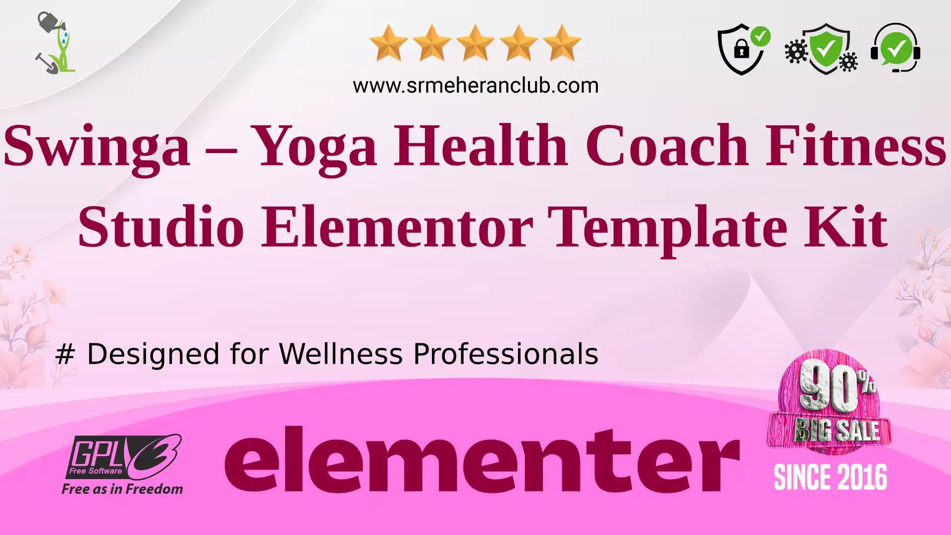 Swinga – Yoga Health Coach Fitness Studio Elementor Template Kit — Elementor Kit by Themeforest