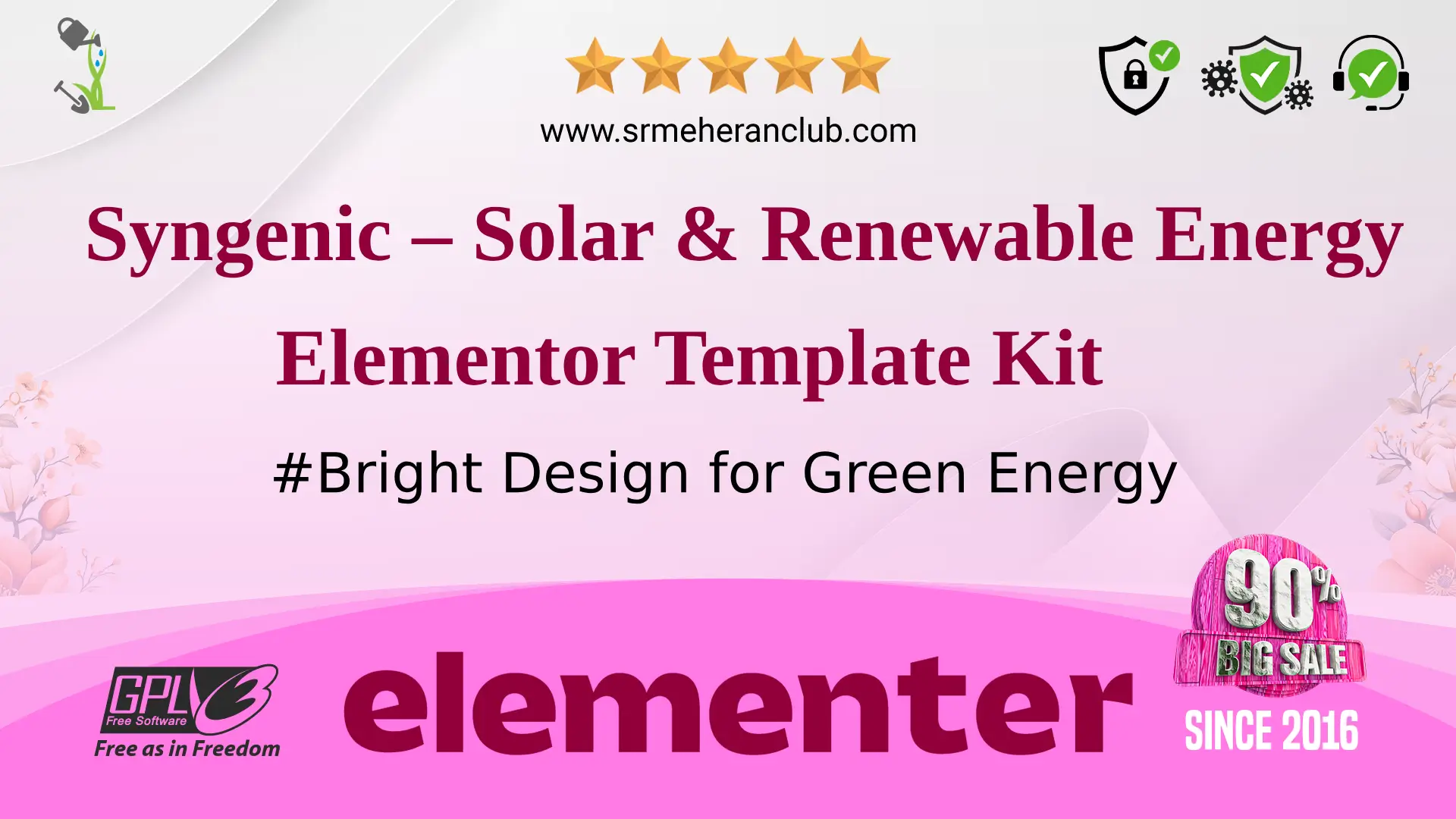 Syngenic – Solar & Renewable Energy Elementor Template Kit — Elementor Kit by Themeforest
