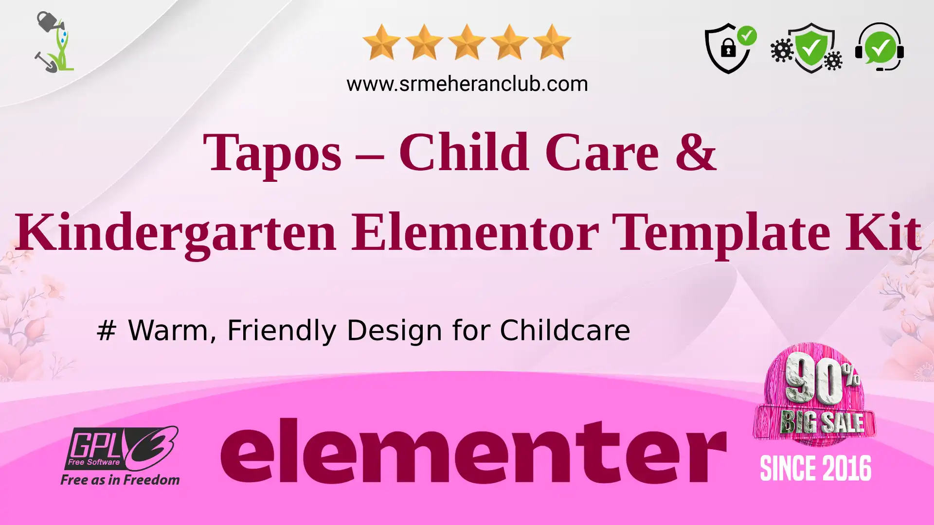 Tapos – Child Care & Kindergarten Elementor Template Kit — Elementor Kit by Themeforest