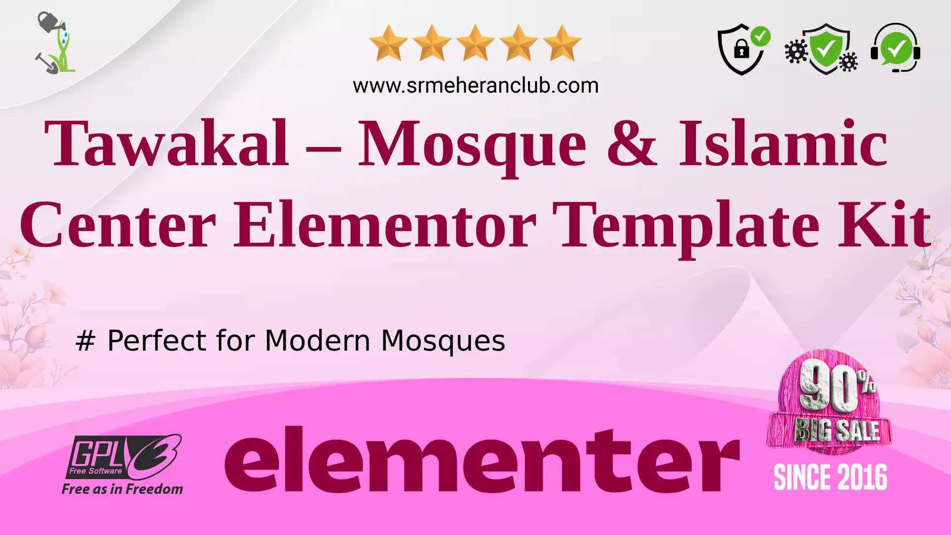 Tawakal – Mosque & Islamic Center Elementor Template Kit — Elementor Kit by Themeforest