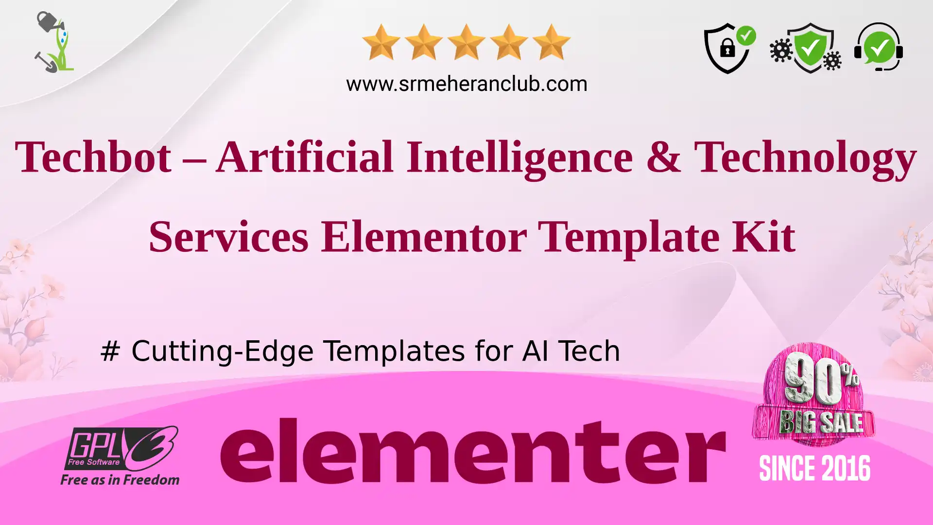 Techbot – Artificial Intelligence & Technology Services Elementor Template Kit — Elementor Kit by Themeforest