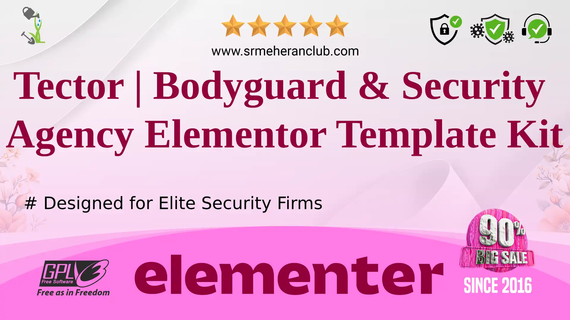 Tector | Bodyguard & Security Agency Elementor Template Kit — Elementor Kit by Themeforest