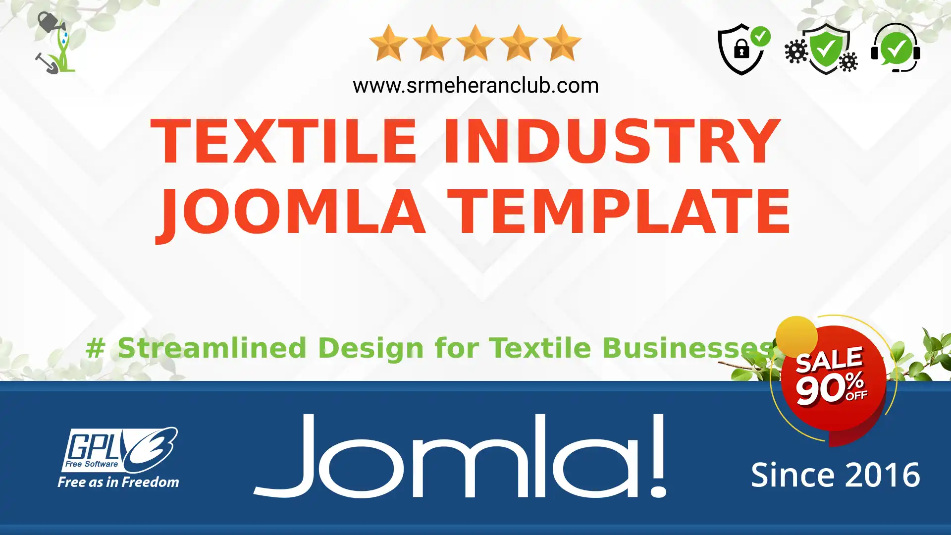 Textile Industry Joomla Template — Theme by Templatemonster