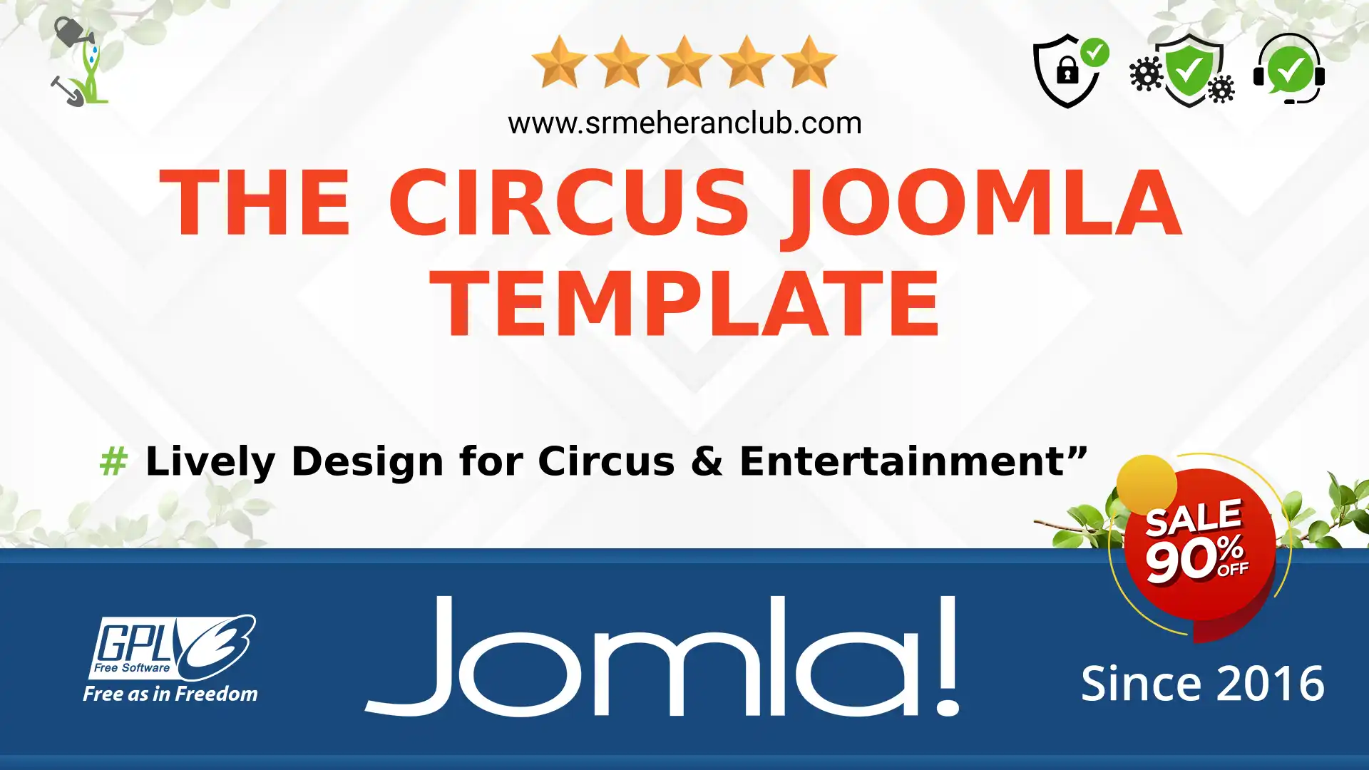 The Circus Joomla Template — Theme by Templatemonster