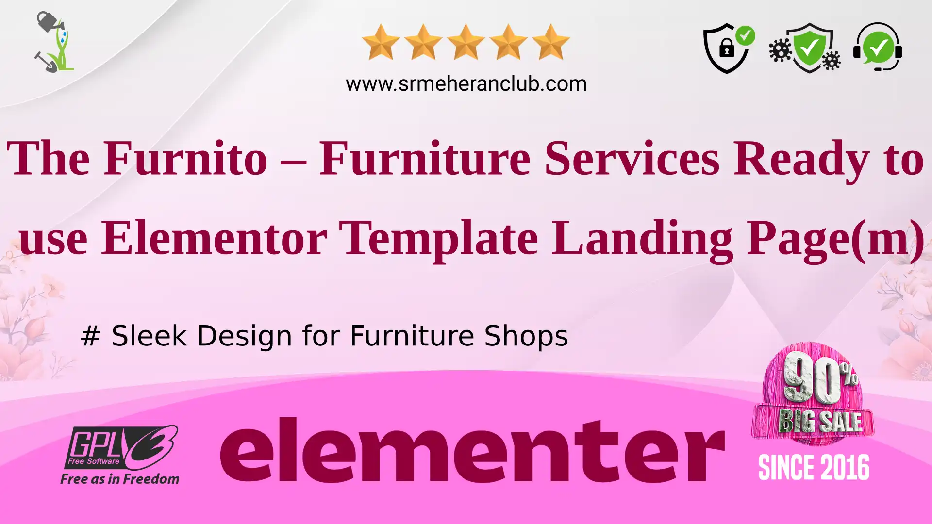 The Furnito – Furniture Services Ready to use Elementor Template Landing Page(m)
