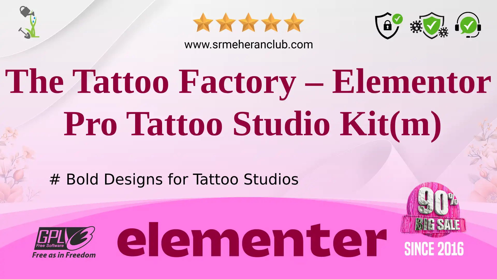 The Tattoo Factory – Elementor Pro Tattoo Studio Kit(m) — Elementor Kit by Templatemonster