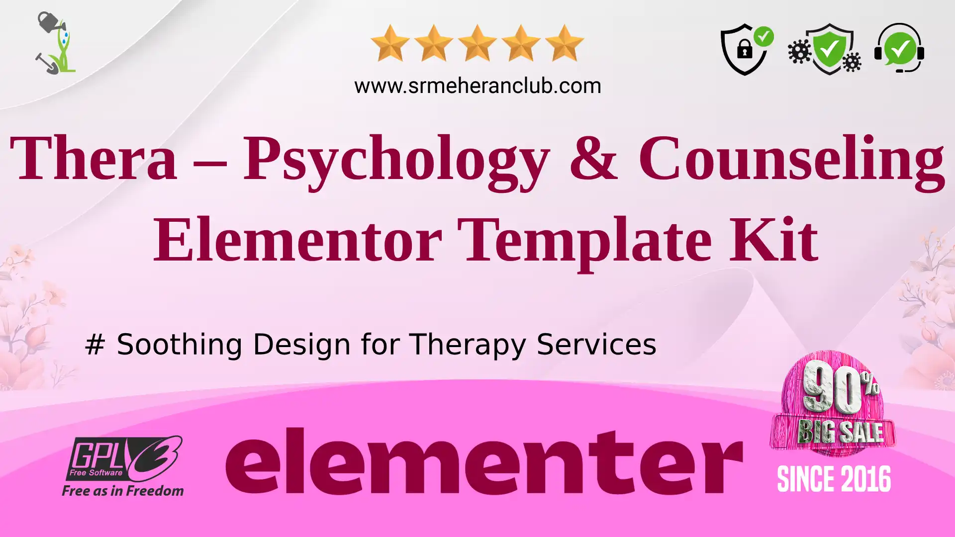 Thera – Psychology & Counseling Elementor Template Kit — Elementor Kit by Themeforest