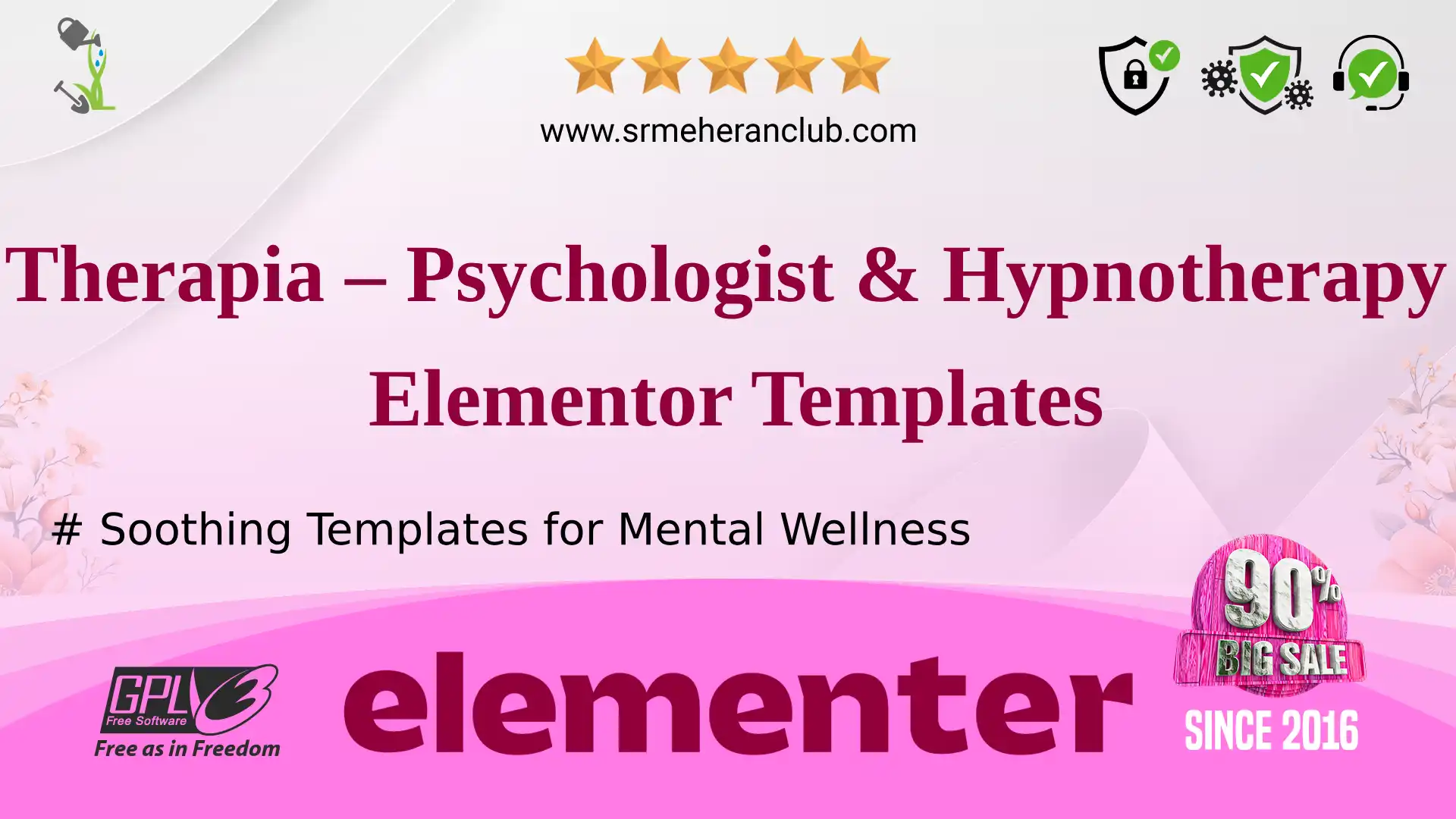 Therapia – Psychologist & Hypnotherapy Elementor Templates — Elementor Kit by Themeforest